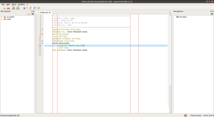 Soy desarrollador profesional y sigo programando en COBOL